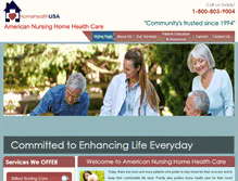 Tablet Screenshot of homecareusa.com